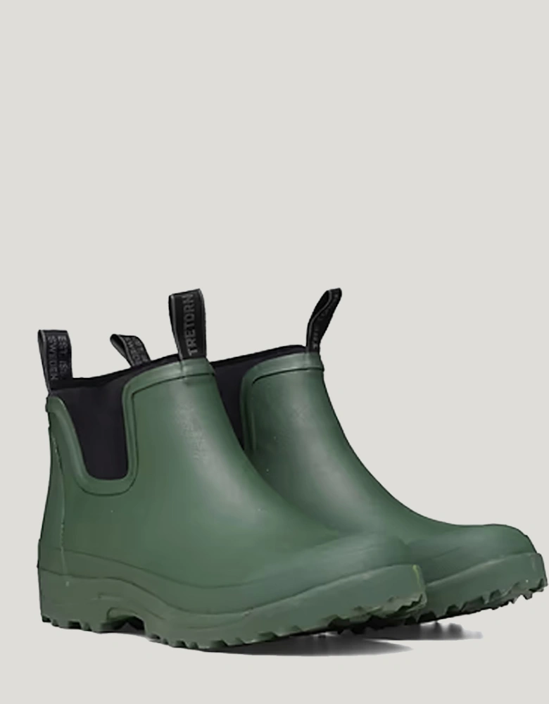 Terrang Unisex Low Neo Rubber Boot Green/Green