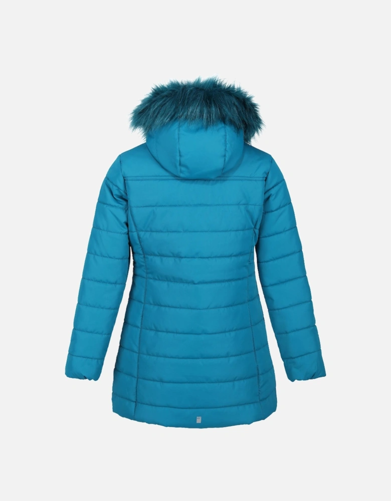 Girls Fabrizia Padded Warm Hooded Parka Jacket