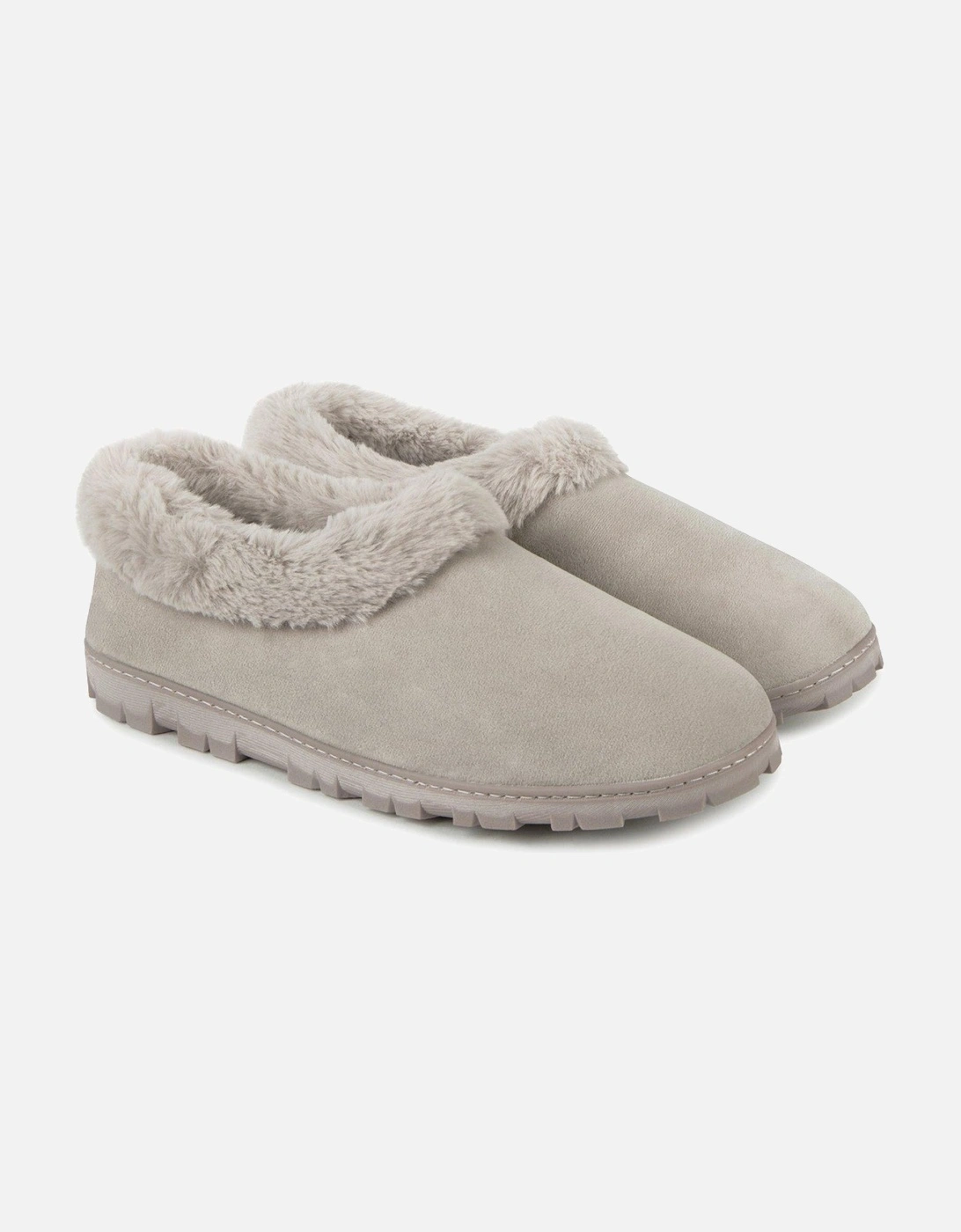 Microsuede Shoot Slippers - Grey, 2 of 1