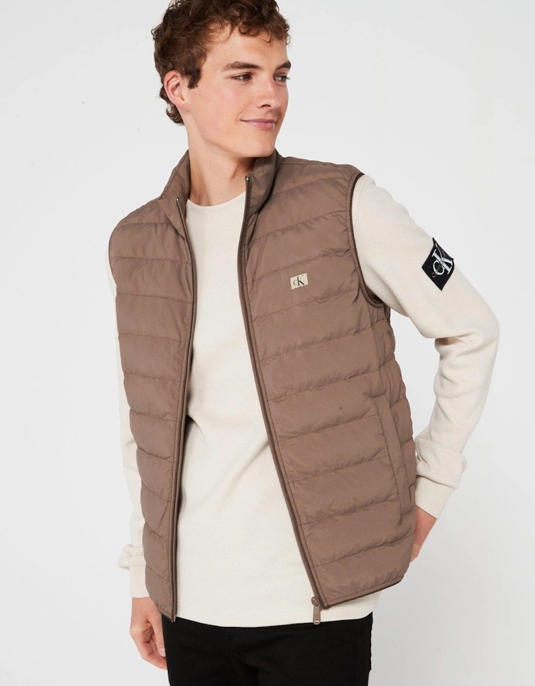 Ultra Light Padded Gilet - Light Brown