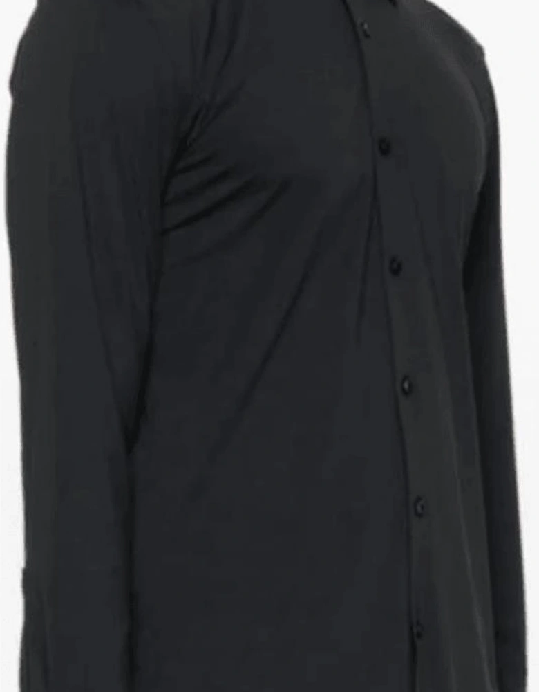 P-Hank-Kent Slim Fit Black Shirt