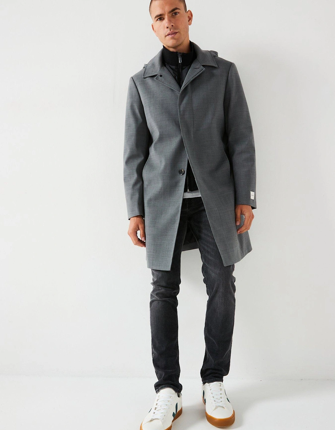 Technical Wool Car Coat - Grey, 7 of 6