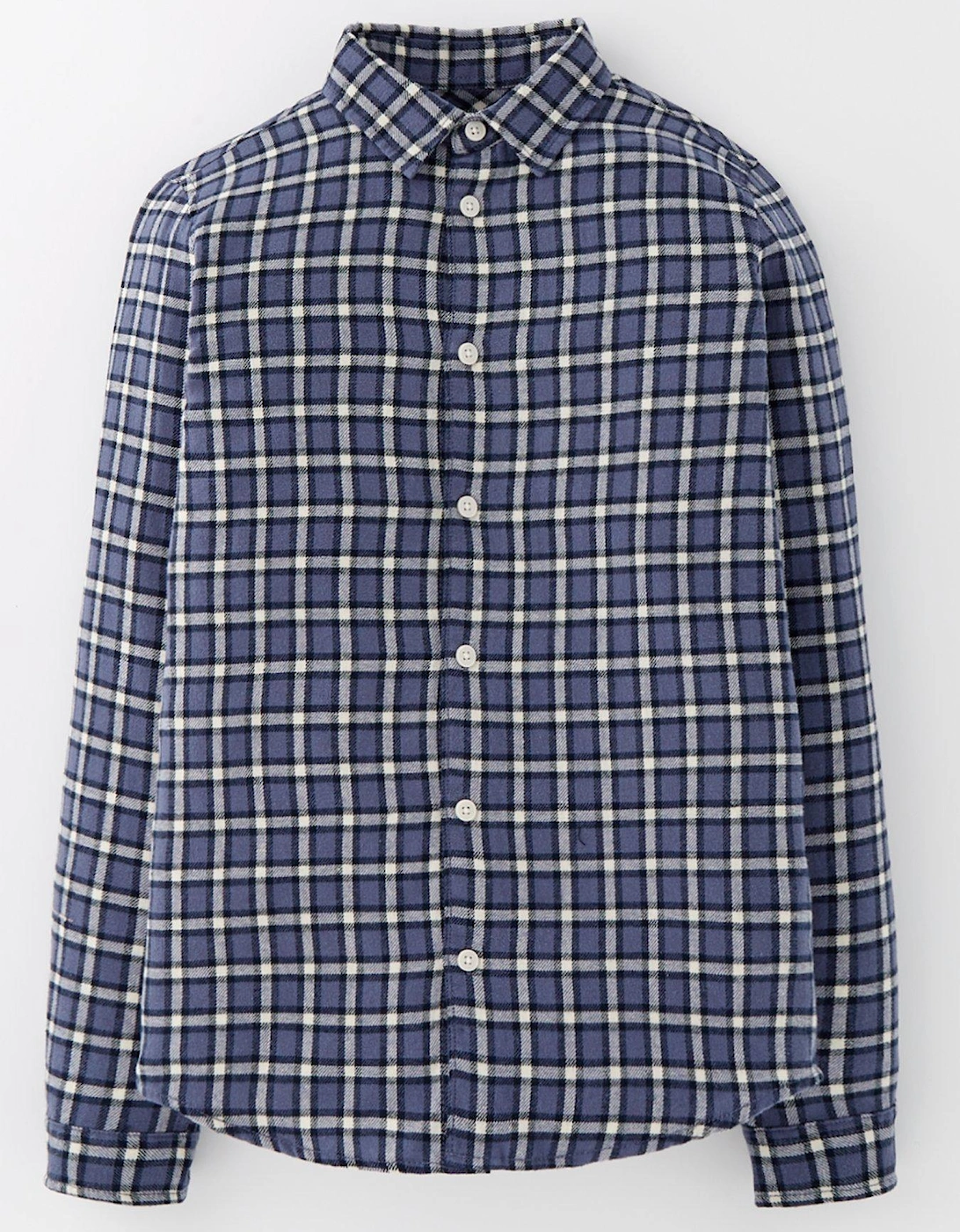 Younger Boys Joshua Flannel Check Shirt - Nightshadow, 5 of 4