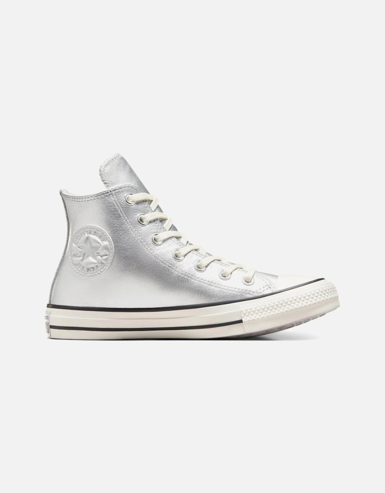 Womens Chuck Taylor All Star Hi Trainers - Metallic