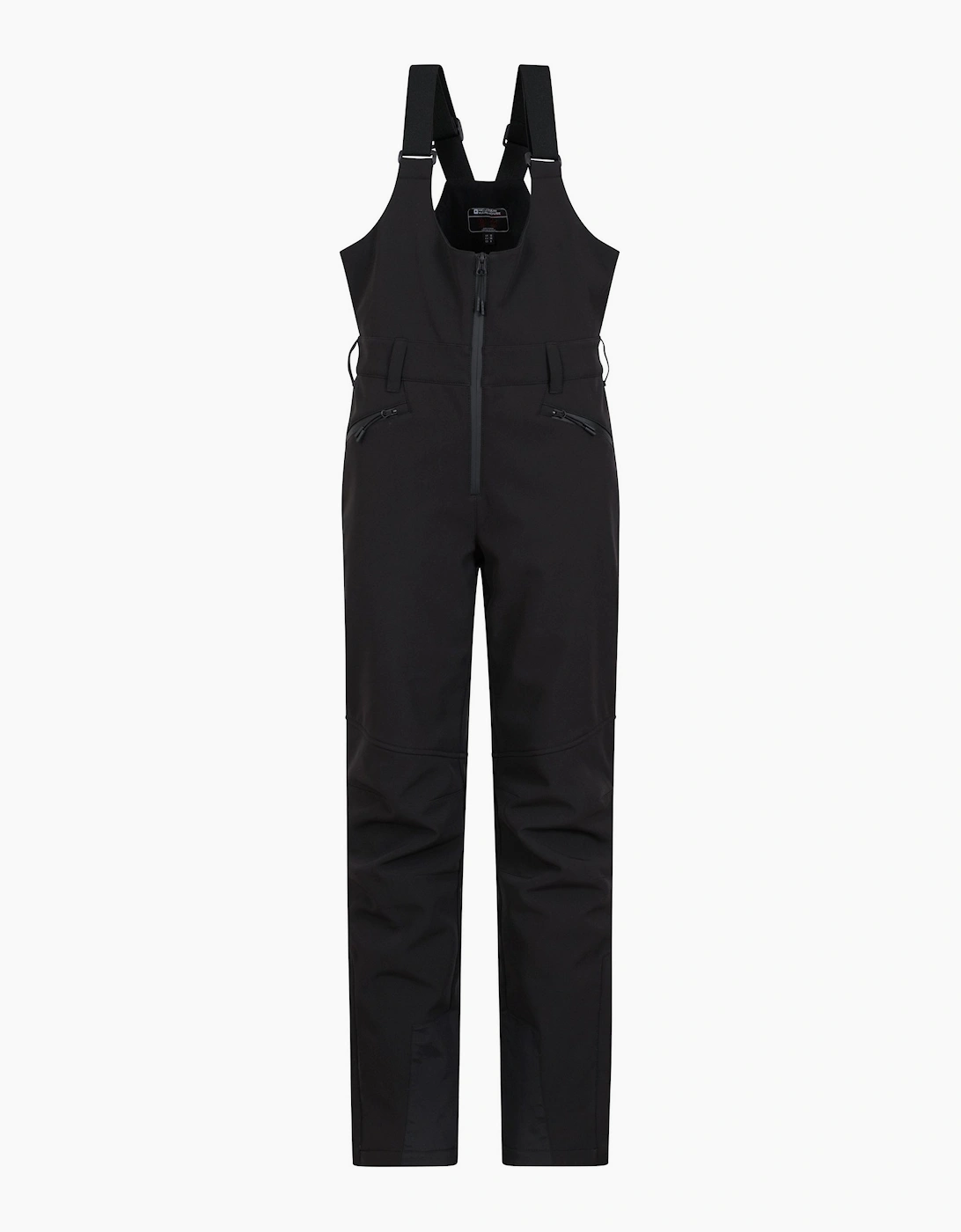 Mountain Warehouse Women's Black / Recco Bibbed Ski Trousers - Size: 16 Uk