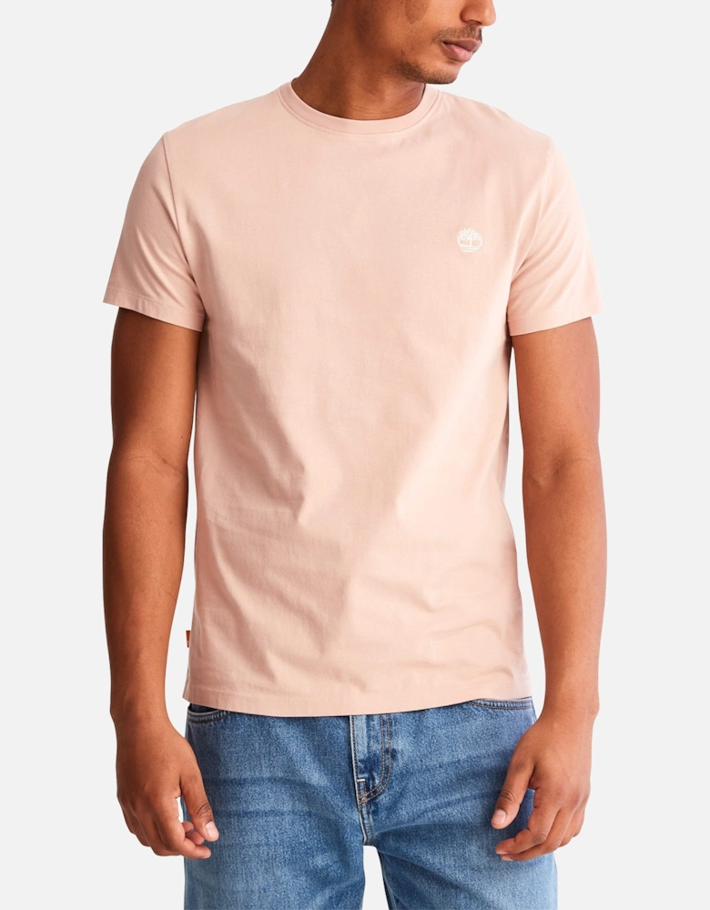 Dunstan River Jersey Crew T-Shirt - Cameo Rose