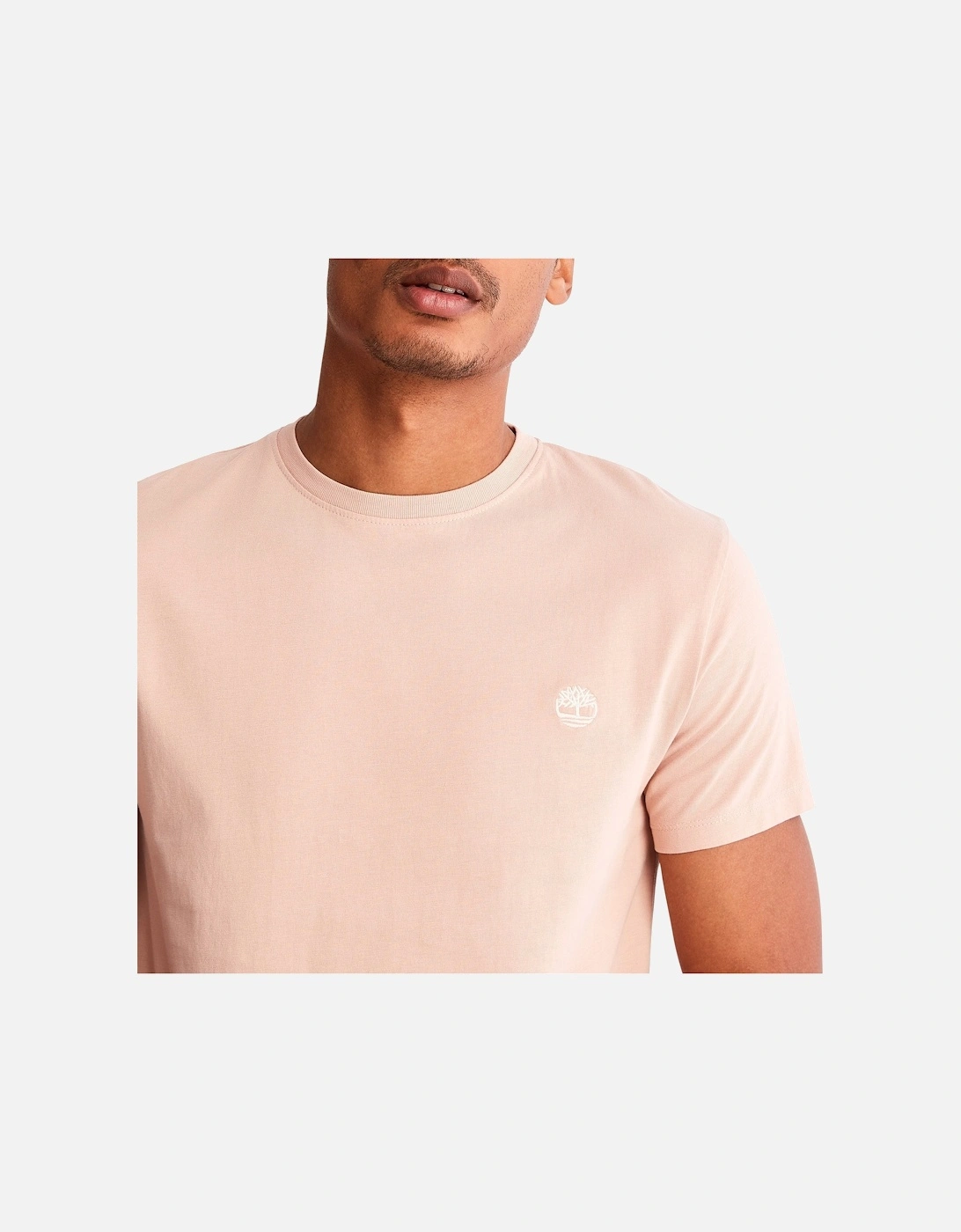 Dunstan River Jersey Crew T-Shirt - Cameo Rose