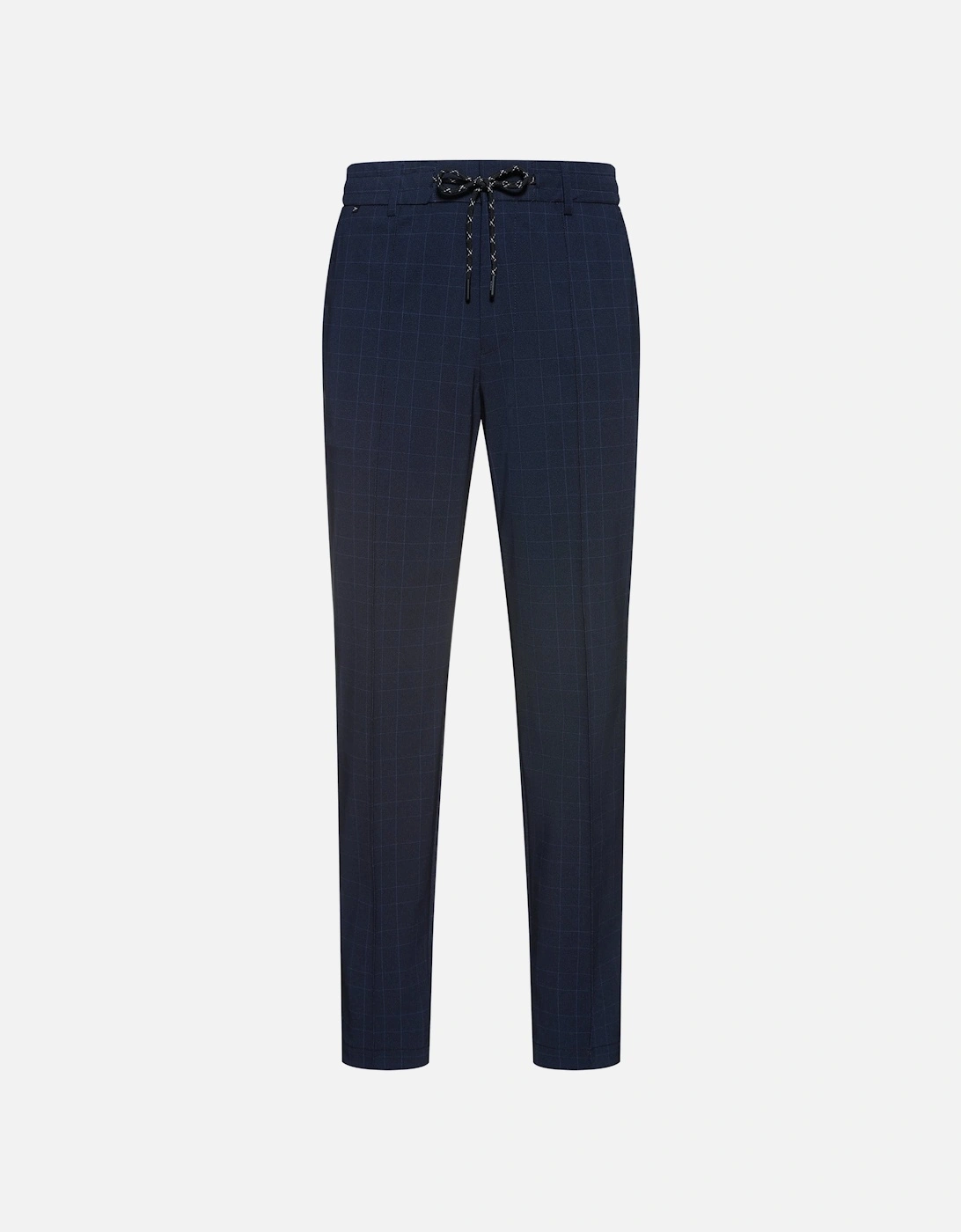 P-Perin Checked Mid-Rise Tapered Trousers, 4 of 3