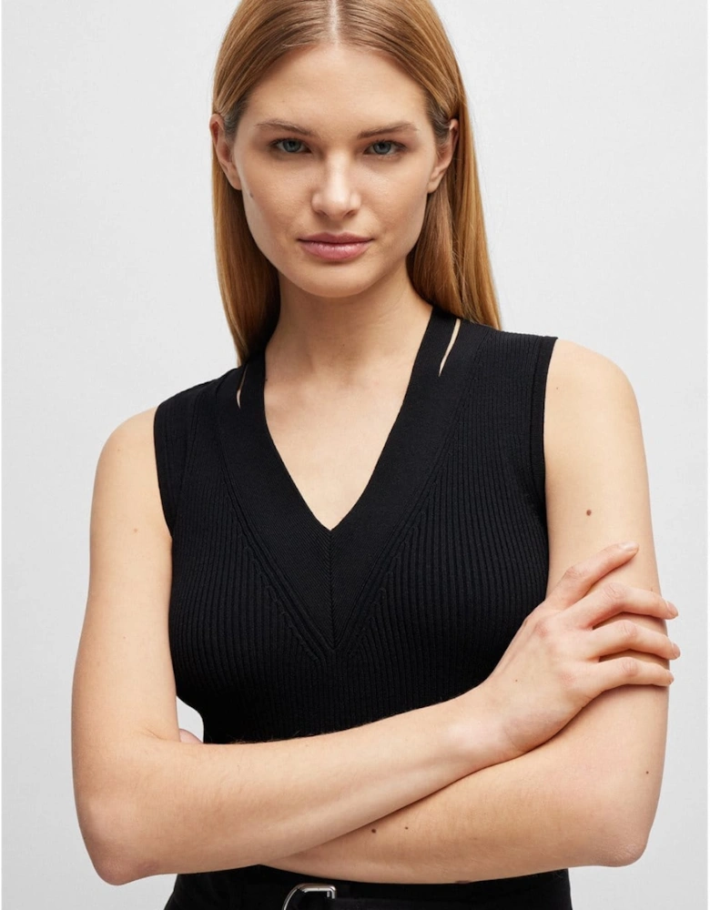 Fality Sleeveless Knitted Top