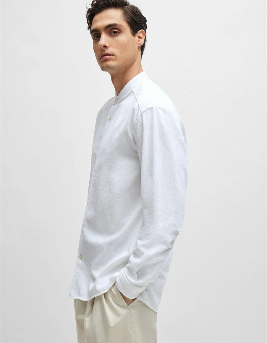 C-Cole Collarless Shirt