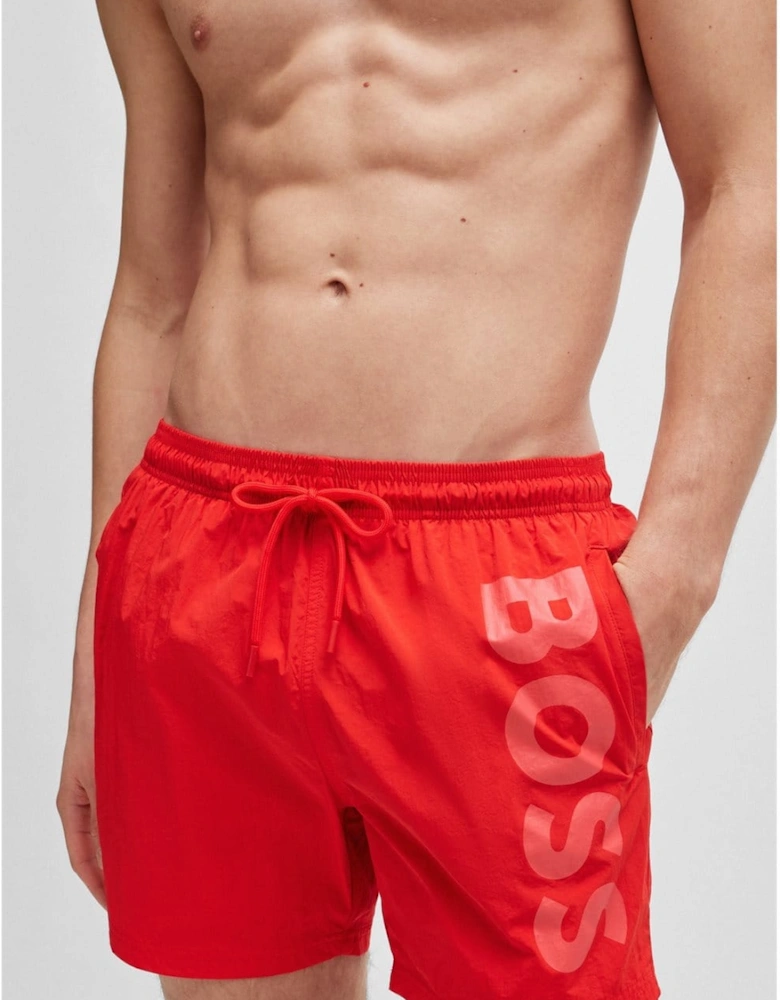 Vertical Logo Quick Dry Swim Shorts