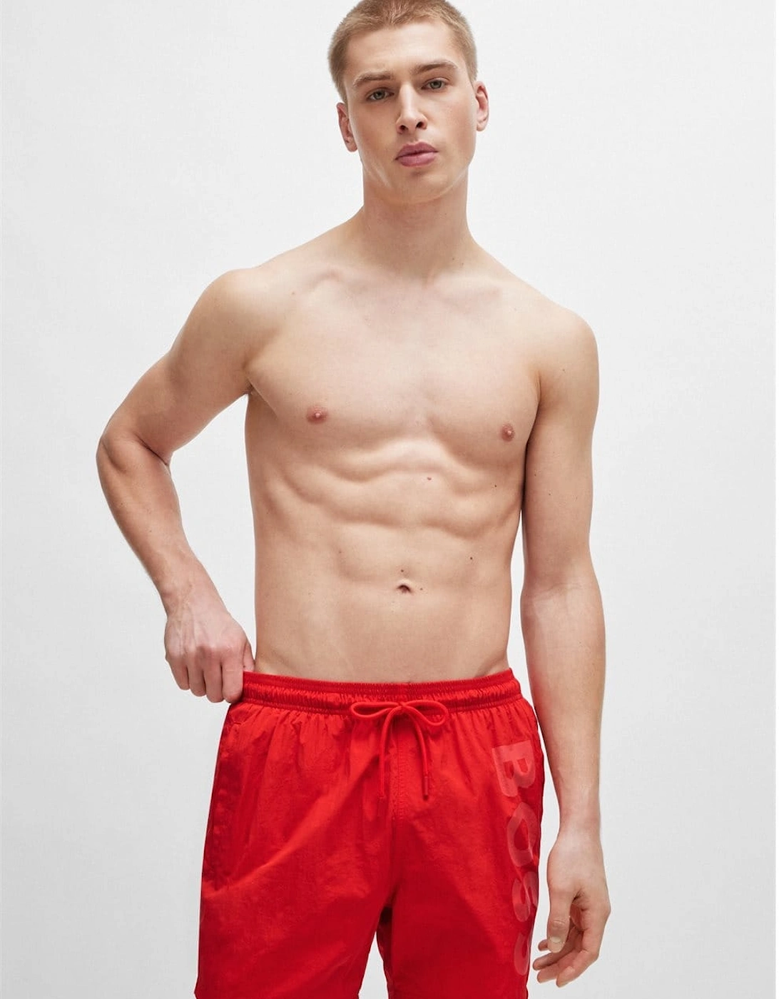 Vertical Logo Quick Dry Swim Shorts