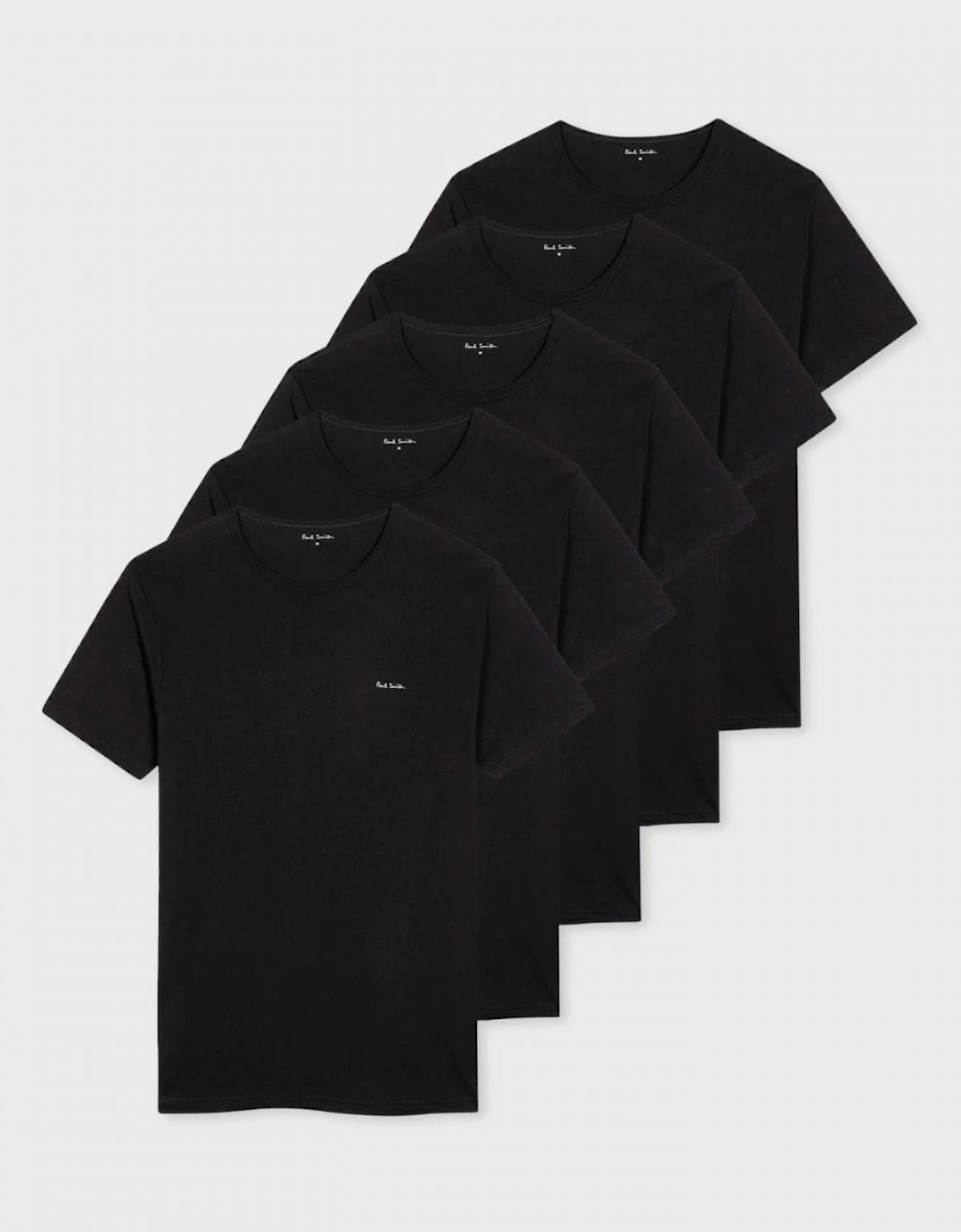 5 Pack Mens Script Logo T-Shirts, 4 of 3