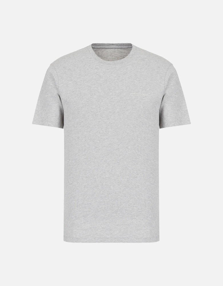 8NZT91 Logo T-Shirt - Light Grey Marl