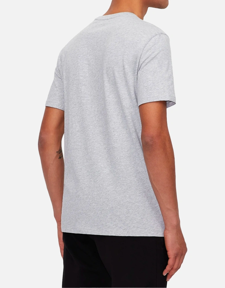 8NZT91 Logo T-Shirt - Light Grey Marl