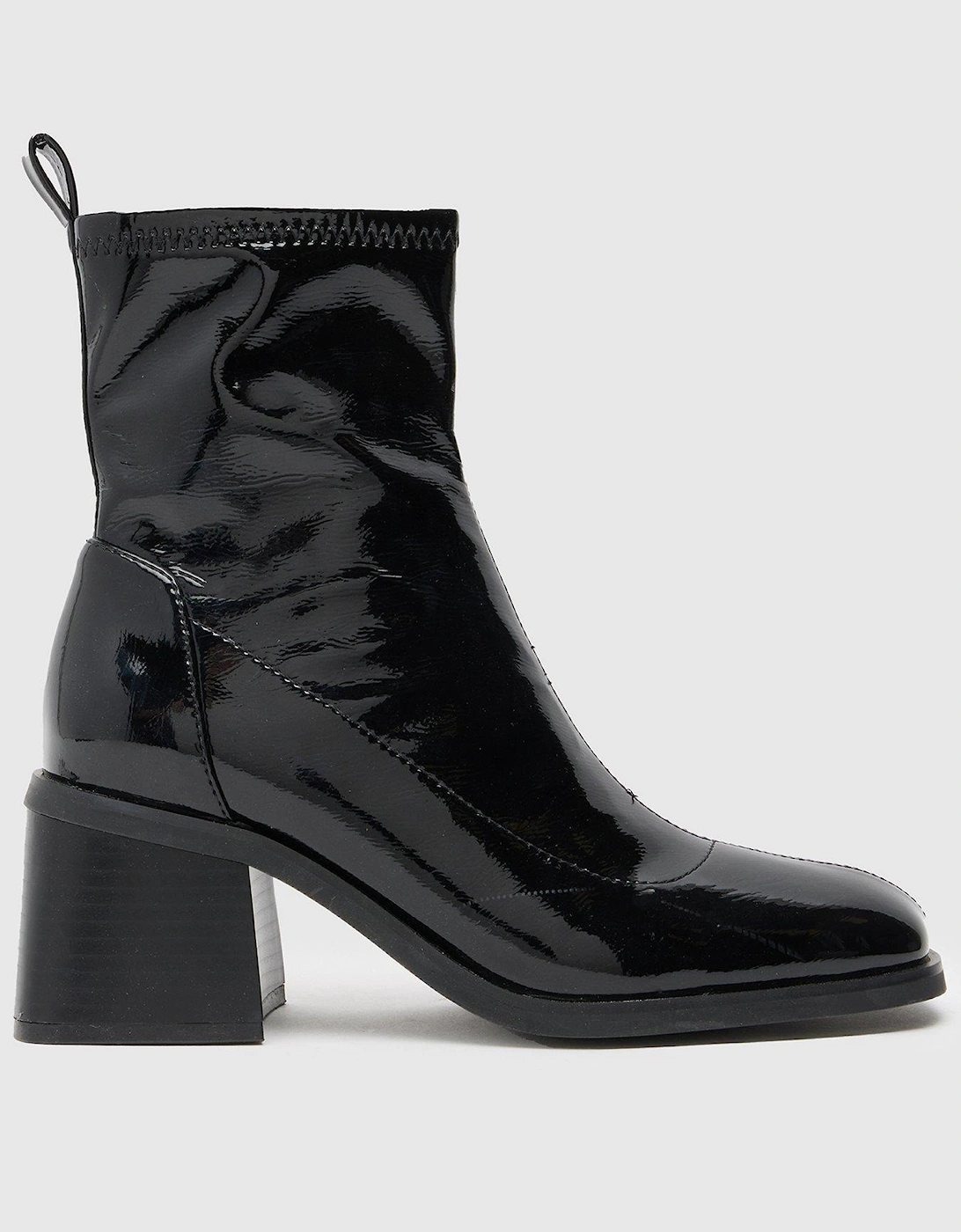 Briony Heeled Sock Boot - Black, 5 of 4