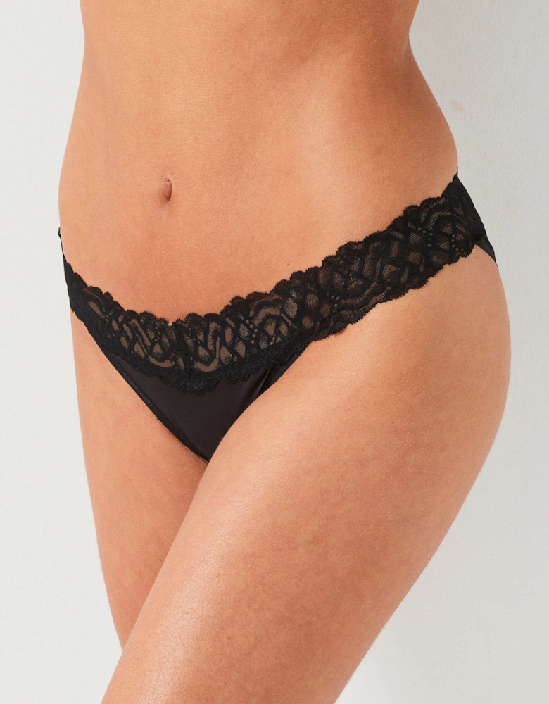 Lace Brief - Black