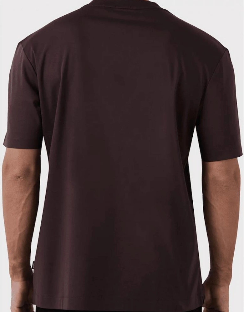 C-Taut 01 Logo Slim Fit Maroon T-Shirt