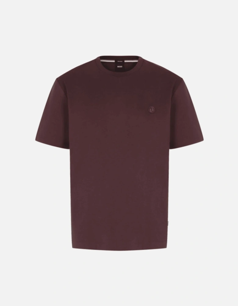 C-Taut 01 Logo Slim Fit Maroon T-Shirt