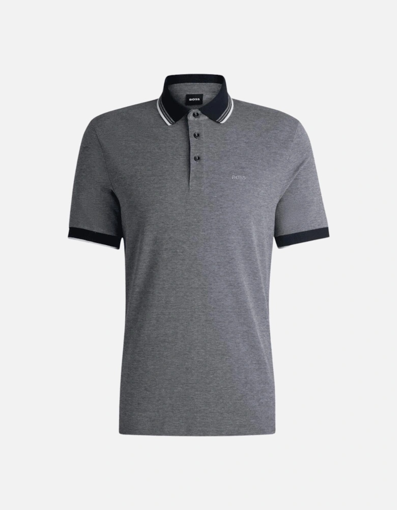 H-Prout Embroidered Logo Navy Polo Shirt