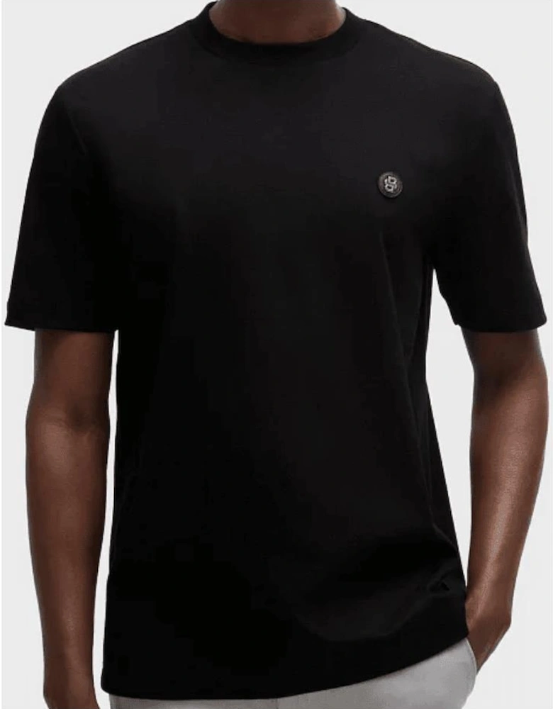 C-Taut 01 Logo Slim Fit Black T-Shirt