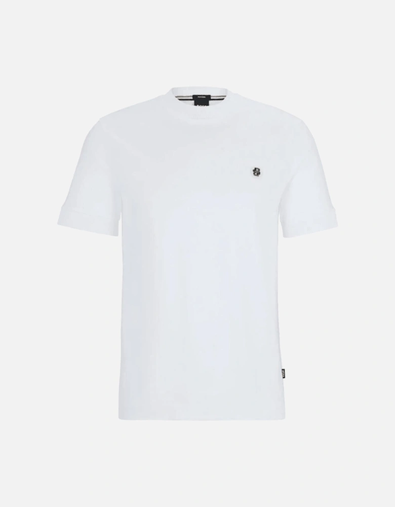 C-Taut 01 Logo Slim Fit White T-Shirt