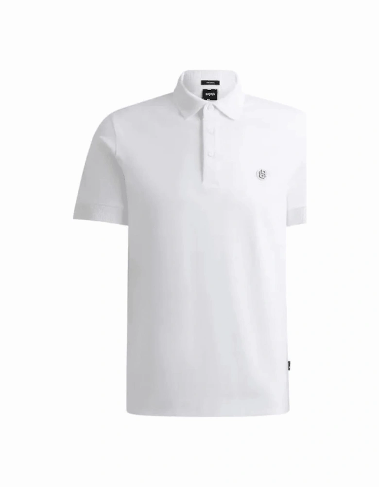 C-Parris Slim Fit White Polo Shirt