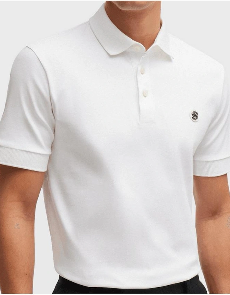 C-Parris Slim Fit White Polo Shirt