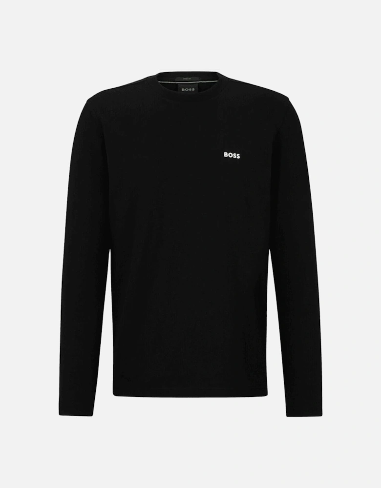 Tee Relaxed Fit Long Sleeve Black T-Shirt