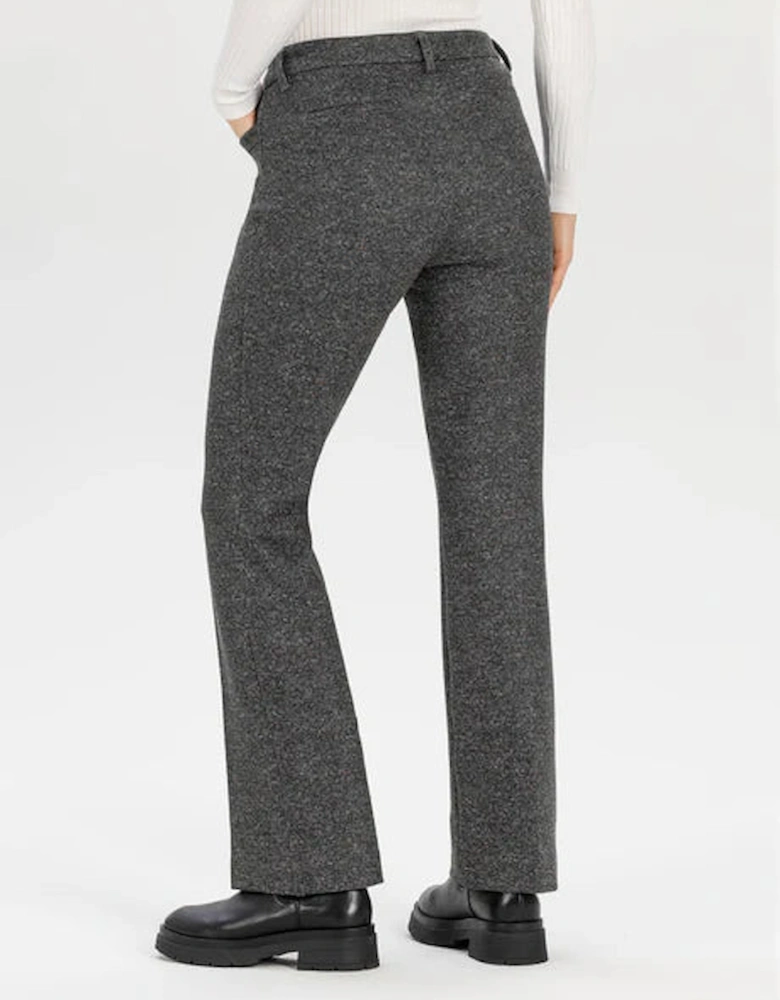 Tweed straight leg Editta pants