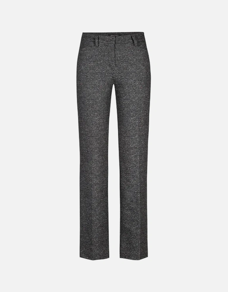 Tweed straight leg Editta pants