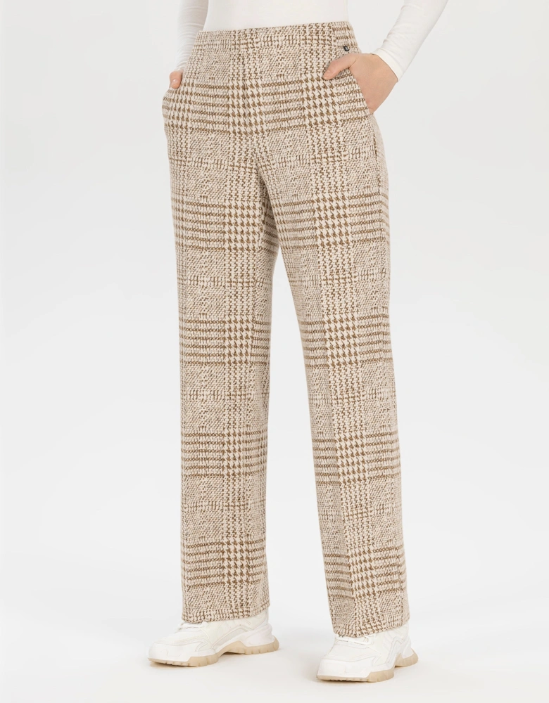 Whisper white plaid trousers