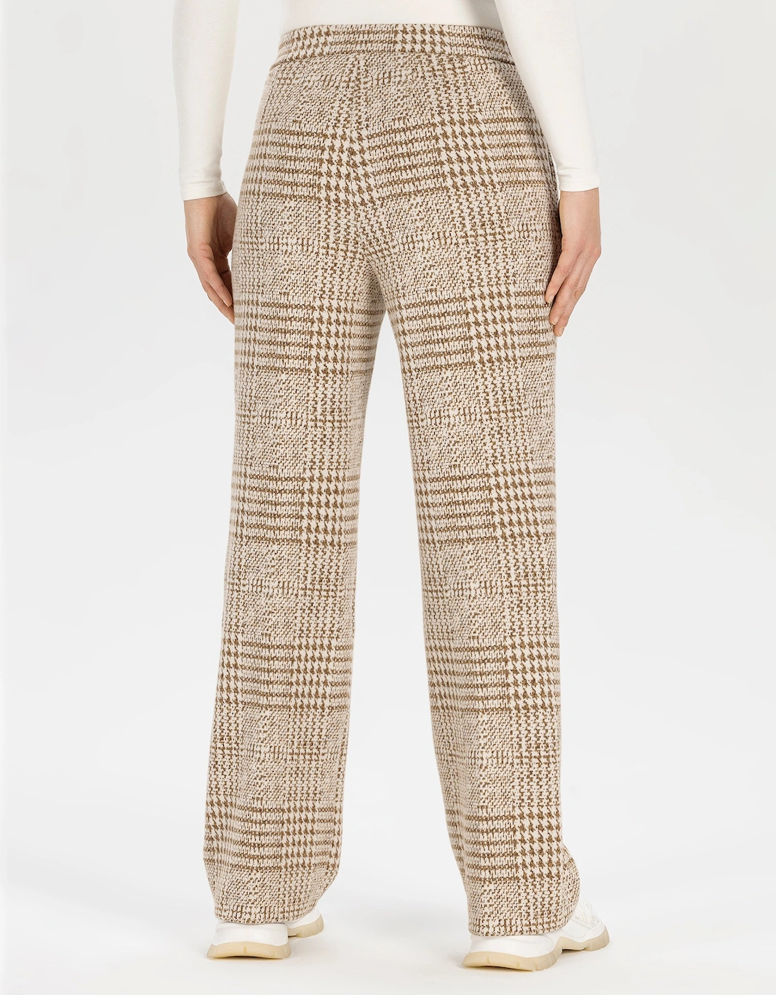 Whisper white plaid trousers