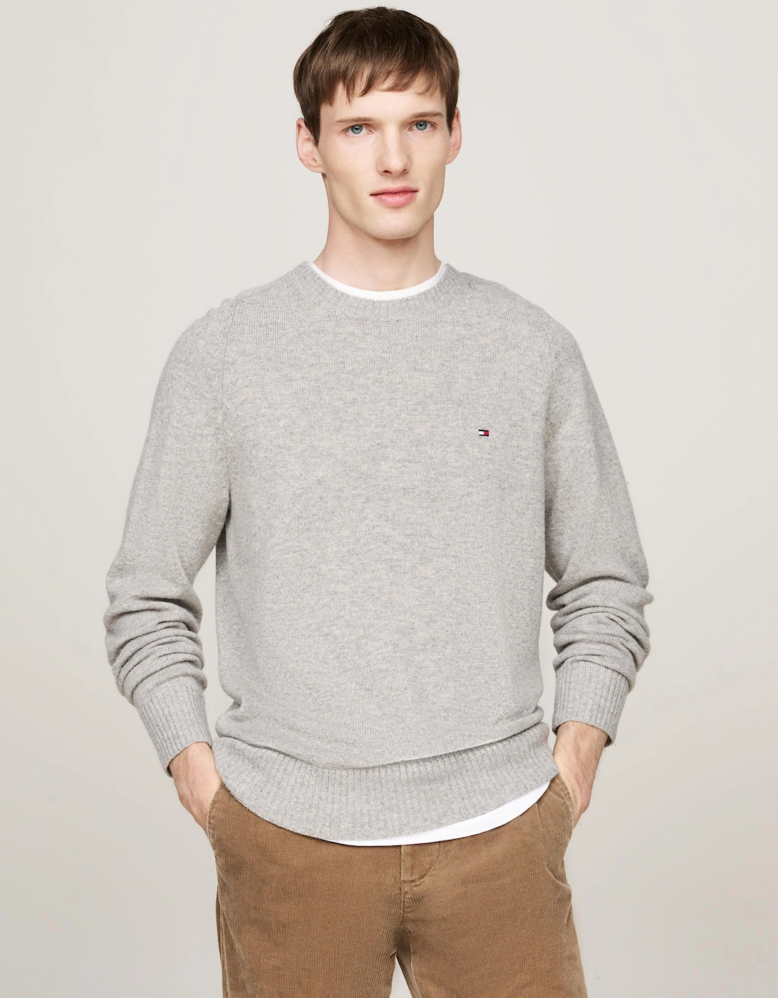 Lambswool Mens Crew Neck Jumper, 6 of 5