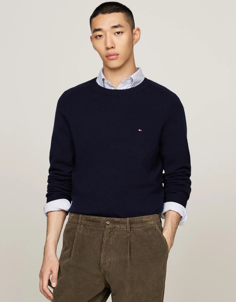 Lambswool Mens Crew Neck Jumper