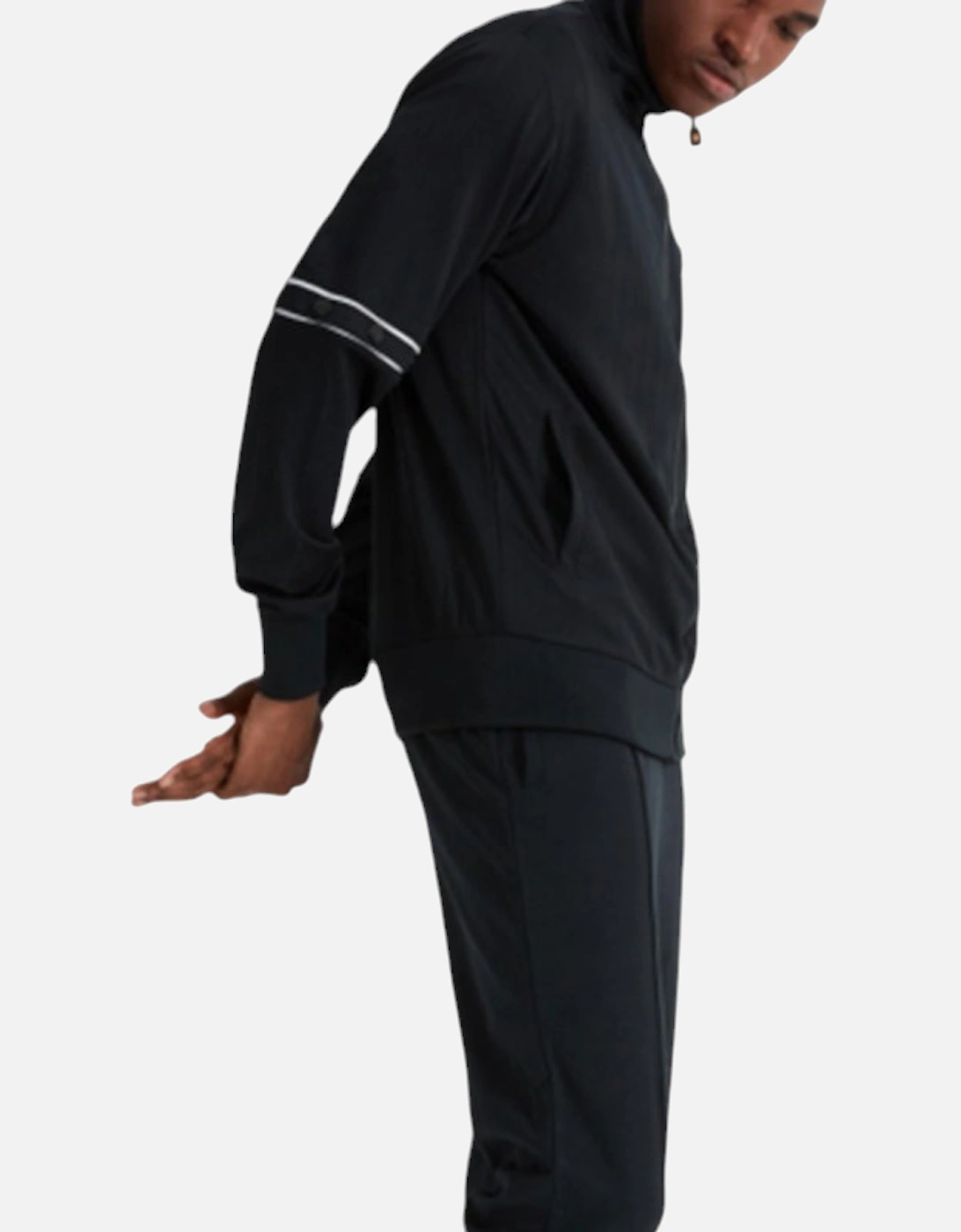 ELLESSE ORTELLE SHA06366 Mens Sweatshirt Lightweight Casual Slim Black Cardigan