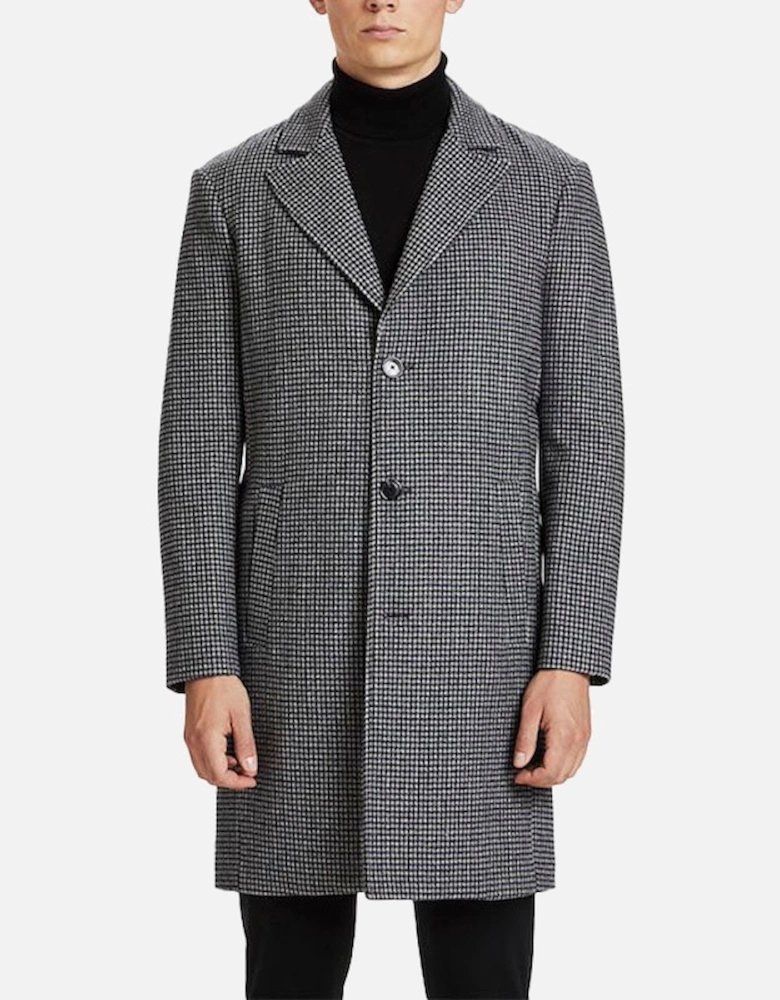 Mens Trench Over Coat Wool Winter Long Jacket Formal Office Outwear