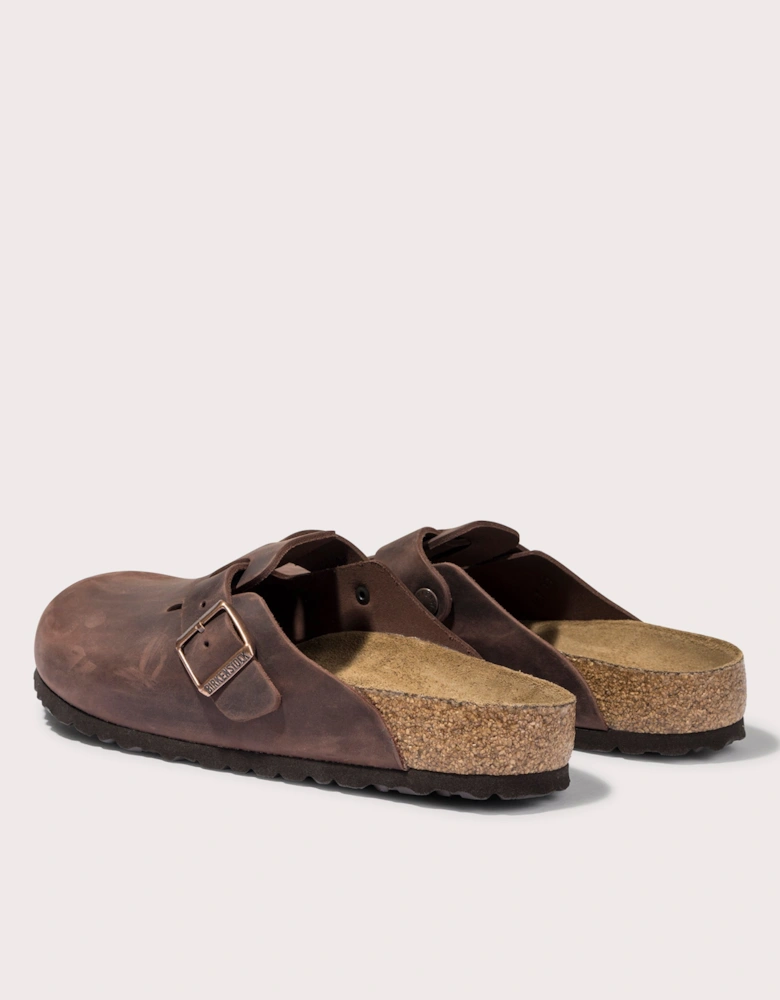 Boston Soft Footbed Oiled Leather Clog