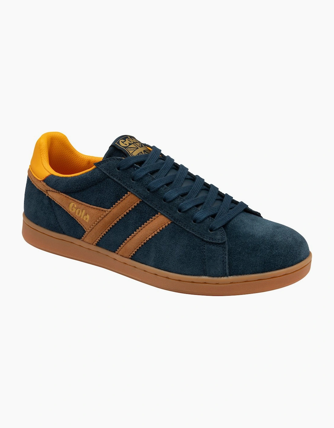 Gola Men's Navy Equipe Ii Suede Trainers - : Size 8