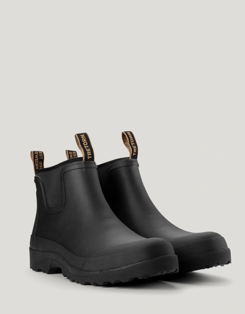 Terrang Unisex Low Neo Rubber Boot Black