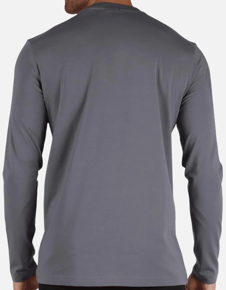 Tee Relaxed Fit Long Sleeve Grey T-Shirt