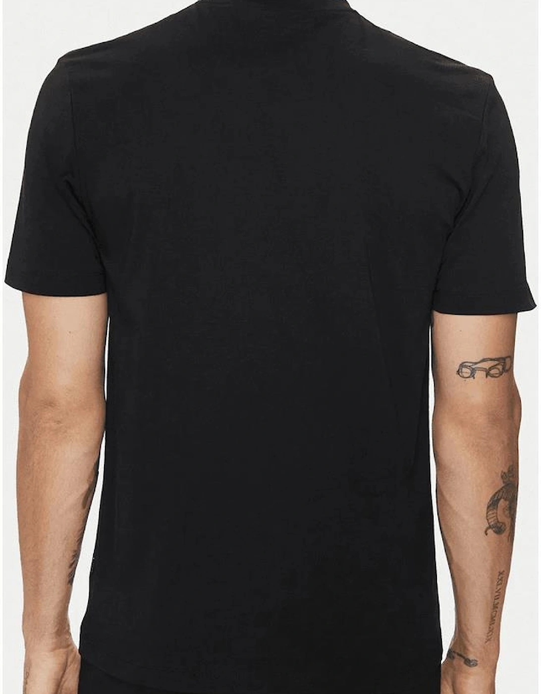 C_Thompson Embroidered Logo Black T-Shirt