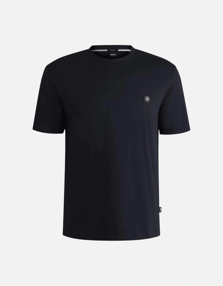 C-Taut 01 Logo Slim Fit Navy T-Shirt