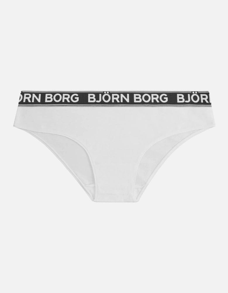 Iconic Cotton Cheeky Brief, White