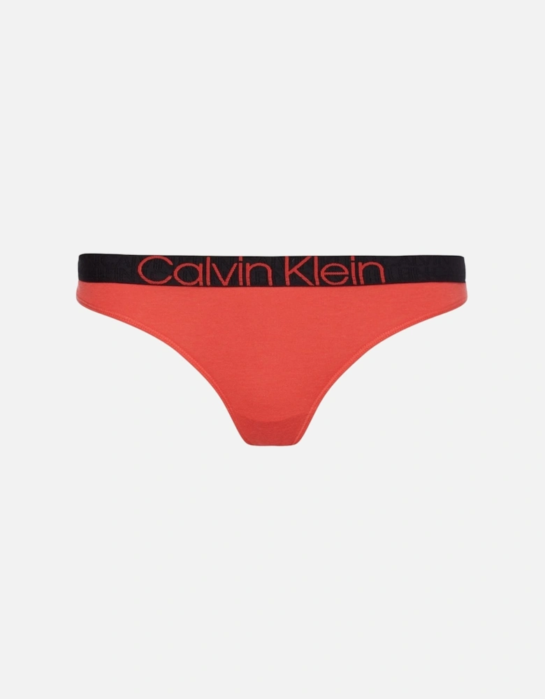 CK Reconsidered Comfort Thong, Punch Pink