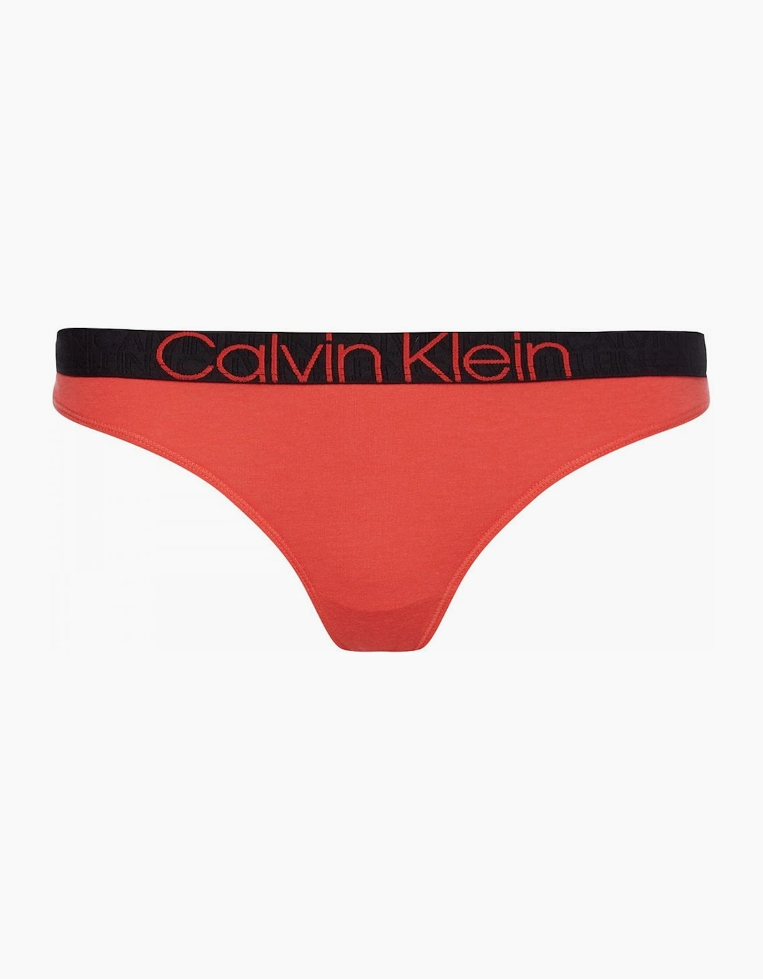 Calvin Klein Women's Red Ck Reconside Comfort Thong, Punch Pink  16 Xl