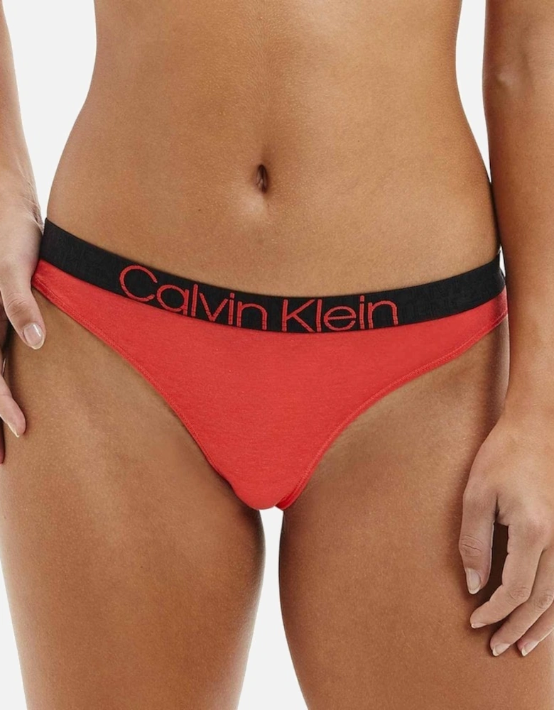 CK Reconsidered Comfort Thong, Punch Pink