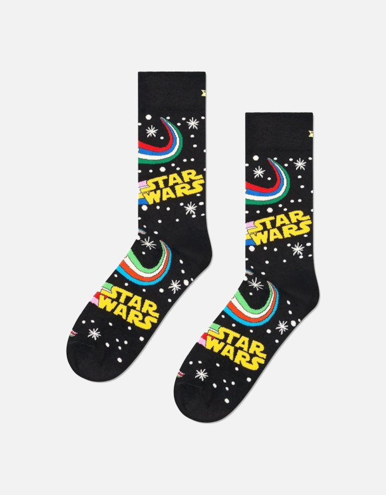 Star Wars Title Socks, Navy