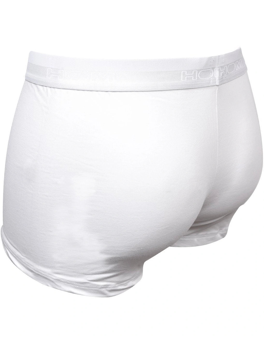 HOM Men's Classic Cotton Modal Boxer Brief - White - Size M - Image 2