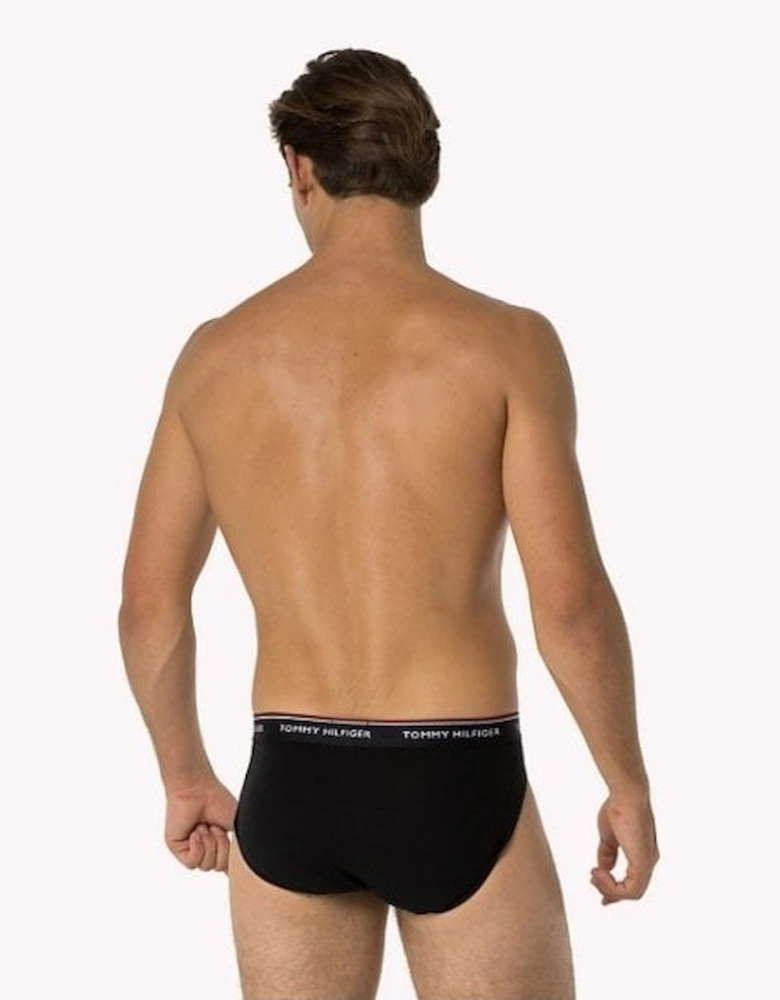 3-Pack Premium Essentials Men's Briefs, Black